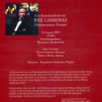 Ein Sommerabend mit JOSÉ CARRERAS,  